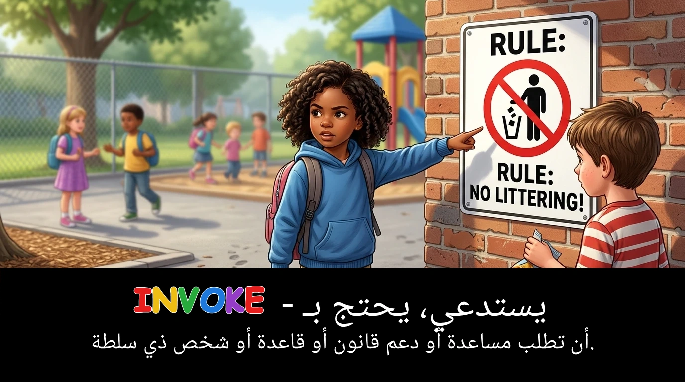Arabic Illustration for invoke